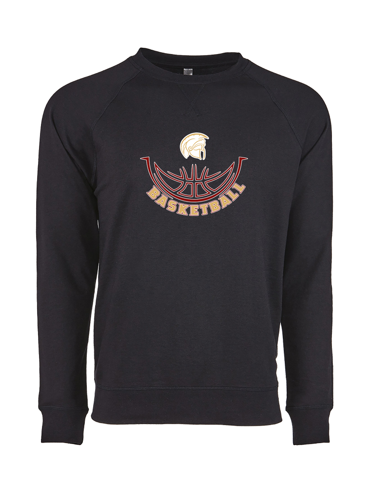 Somerset College Prep Basketball Half Ball - Crewneck Sweatshirt