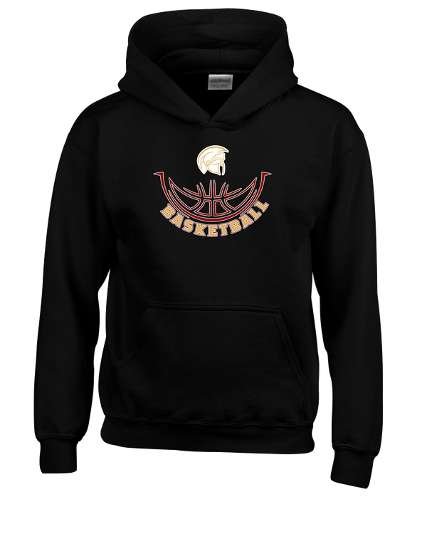 Somerset College Prep Basketball Half Ball - Cotton Hoodie