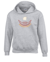 Somerset College Prep Basketball Half Ball - Cotton Hoodie