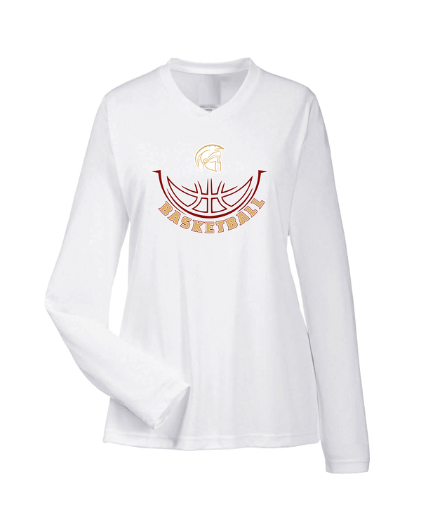 Somerset College Prep Basketball Half Ball - Womens Performance Long Sleeve