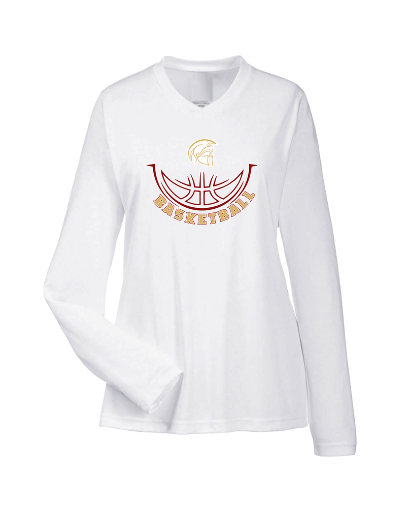 Somerset College Prep Basketball Half Ball - Womens Performance Long Sleeve