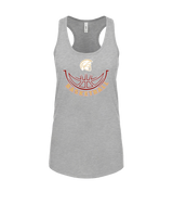 Somerset College Prep Basketball Half Ball - Womens Tank Top