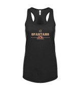 Somerset College Prep Volleyball Half Vball - Womens Tank Top