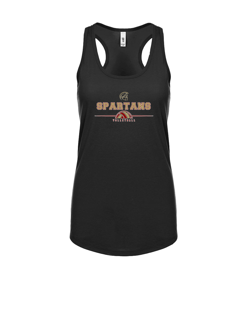 Somerset College Prep Volleyball Half Vball - Womens Tank Top