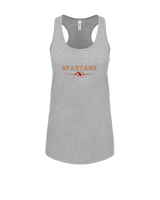 Somerset College Prep Volleyball Half Vball - Womens Tank Top