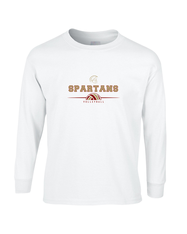 Somerset College Prep Volleyball Half Vball - Mens Basic Cotton Long Sleeve