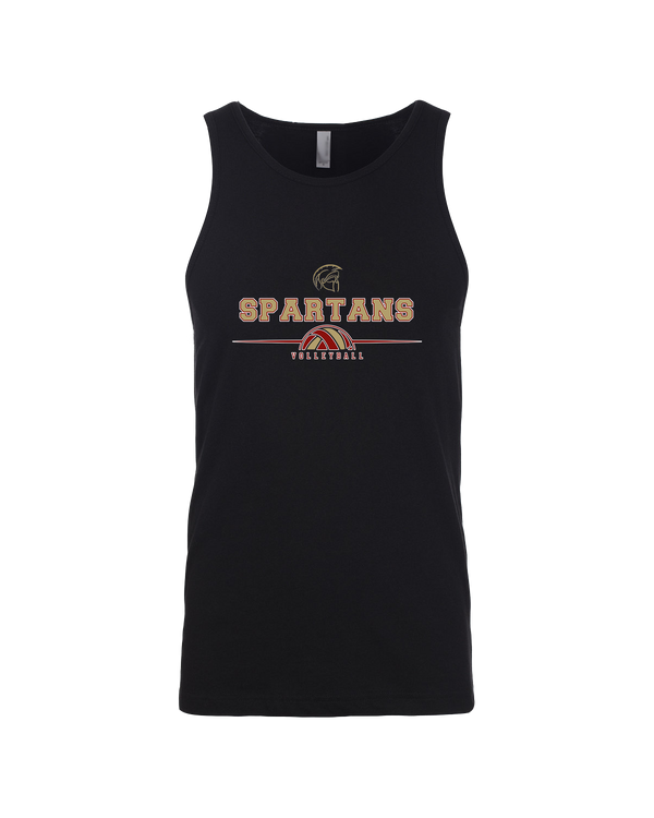 Somerset College Prep Volleyball Half Vball - Mens Tank Top