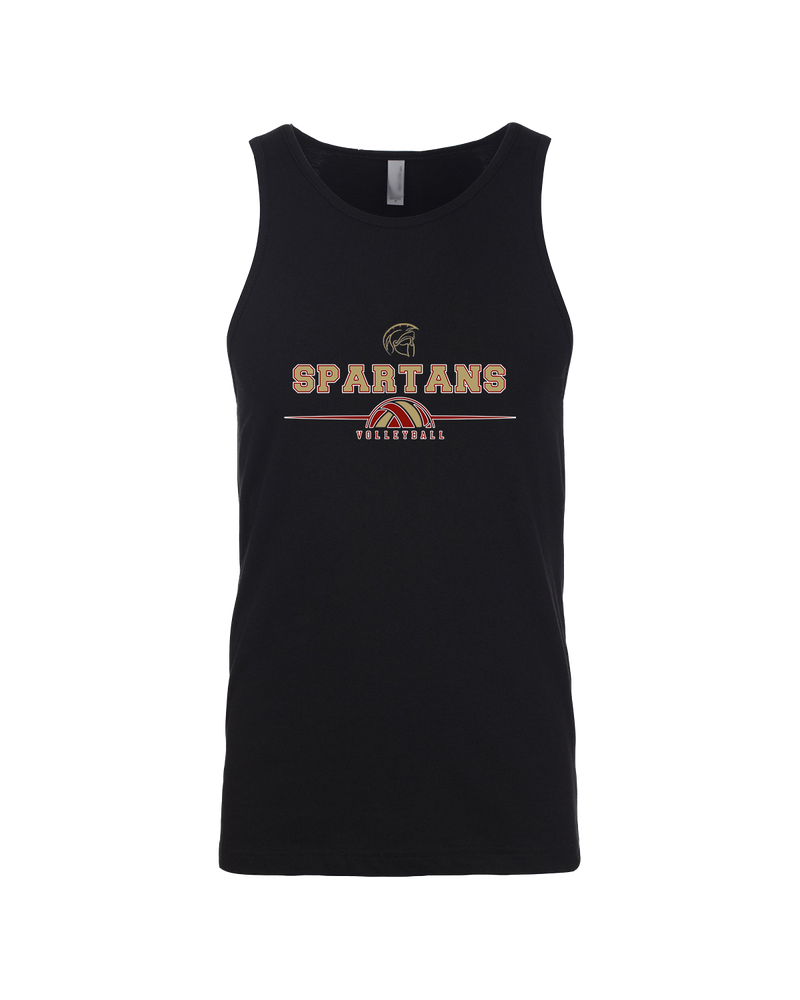 Somerset College Prep Volleyball Half Vball - Mens Tank Top