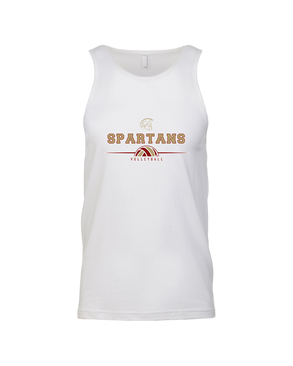 Somerset College Prep Volleyball Half Vball - Mens Tank Top