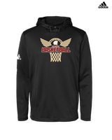 Somerset College Prep Basketball Hoop - Adidas Men's Hooded Sweatshirt