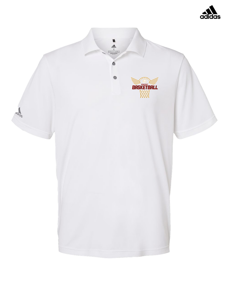 Somerset College Prep Basketball Hoop - Adidas Men's Performance Polo