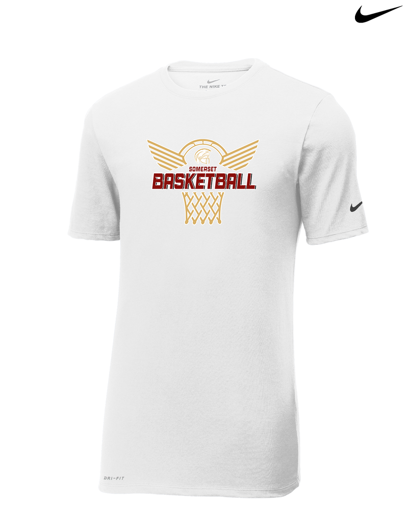 Somerset College Prep Basketball Hoop - Nike Cotton Poly Dri-Fit