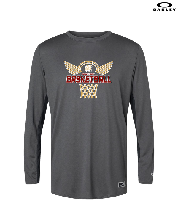 Somerset College Prep Basketball Hoop - Oakley Hydrolix Long Sleeve