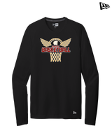 Somerset College Prep Basketball Hoop - New Era Long Sleeve Crew