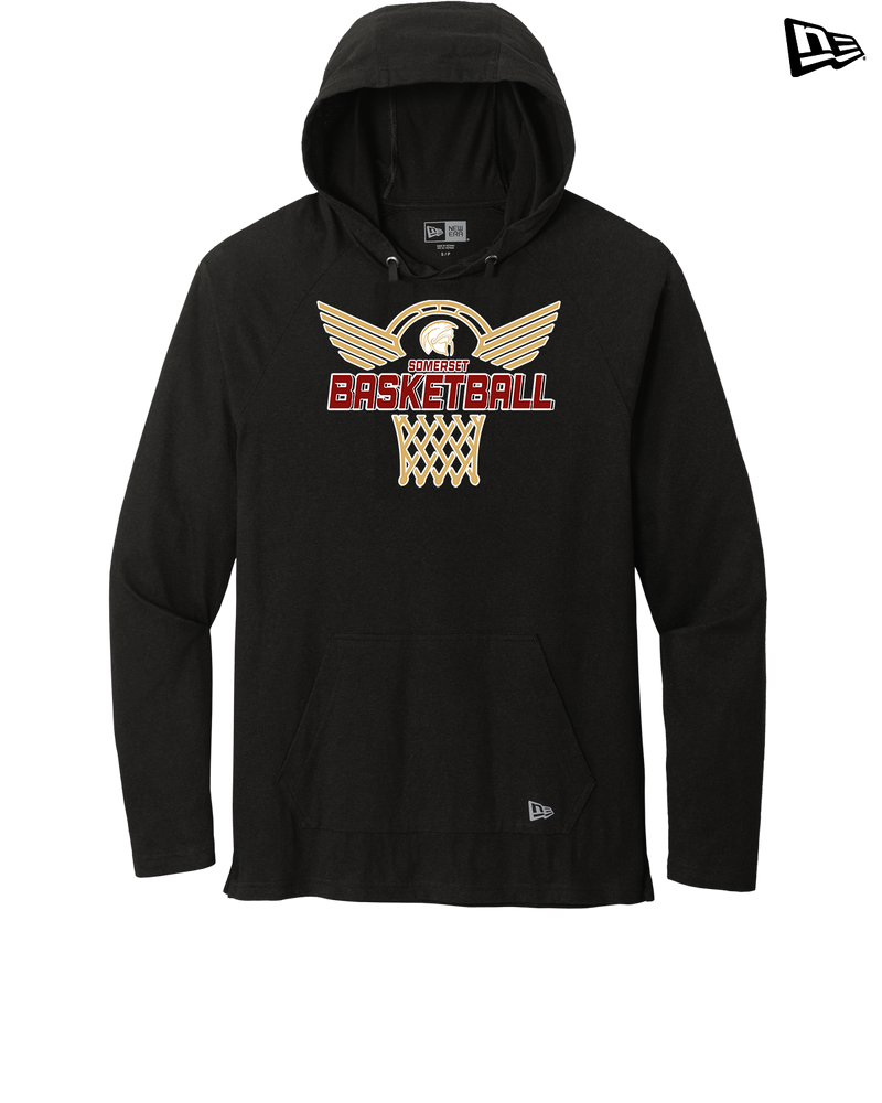 Somerset College Prep Basketball Hoop - New Era Tri Blend Hoodie