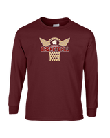 Somerset College Prep Basketball Hoop - Mens Basic Cotton Long Sleeve