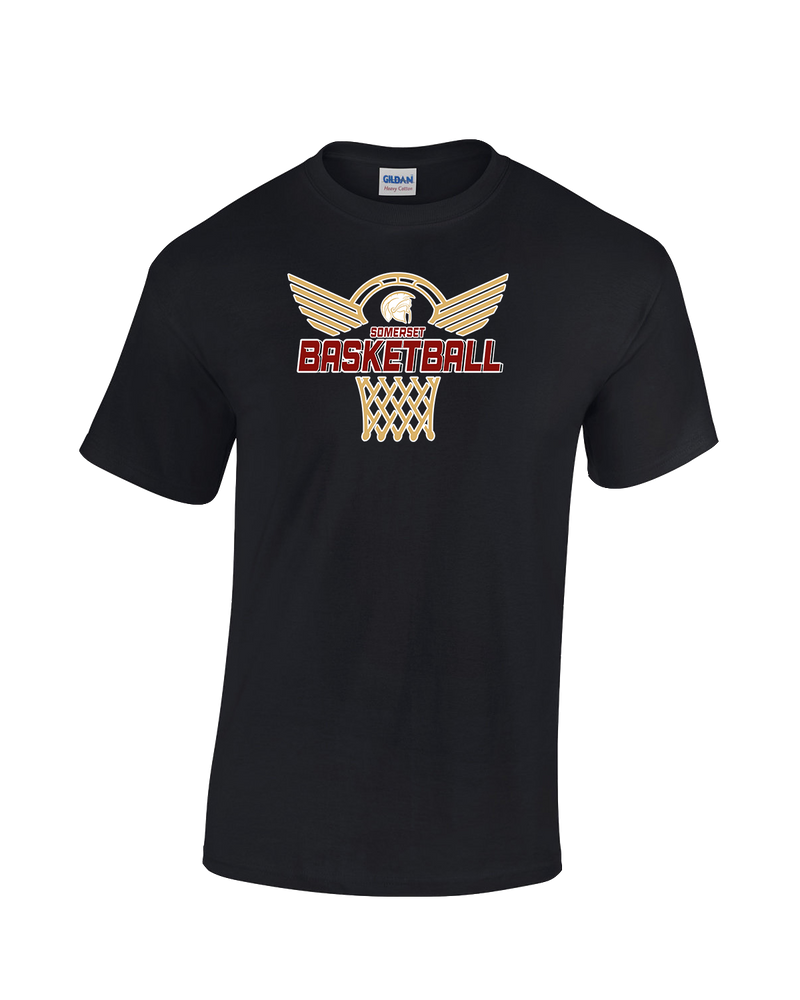 Somerset College Prep Basketball Hoop - Cotton T-Shirt