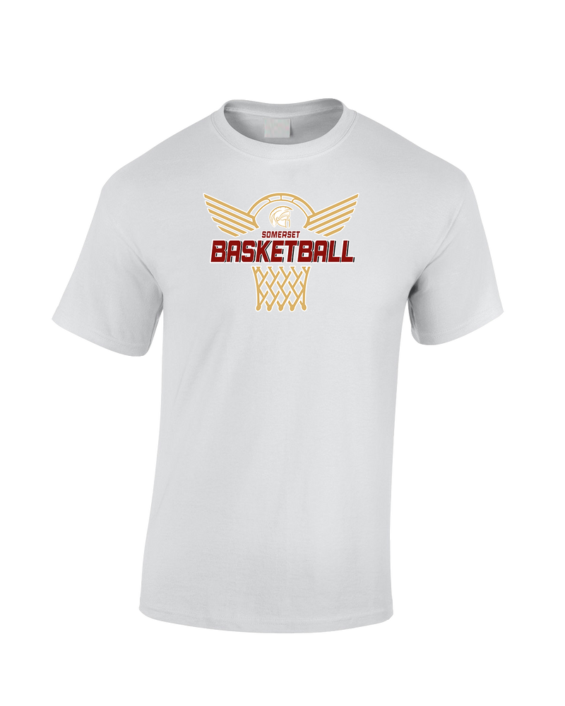 Somerset College Prep Basketball Hoop - Cotton T-Shirt