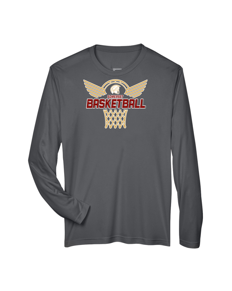 Somerset College Prep Basketball Hoop - Performance Long Sleeve