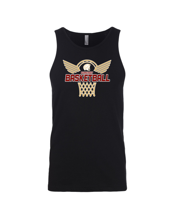 Somerset College Prep Basketball Hoop - Mens Tank Top