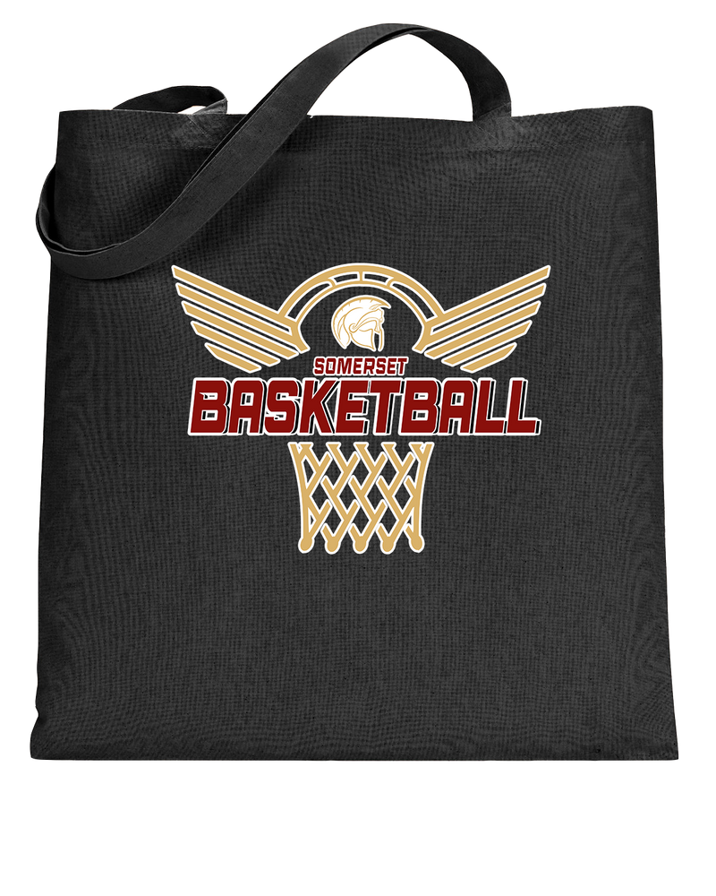 Somerset College Prep Basketball Hoop - Tote Bag