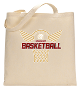 Somerset College Prep Basketball Hoop - Tote Bag