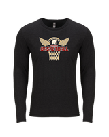 Somerset College Prep Basketball Hoop - Tri Blend Long Sleeve