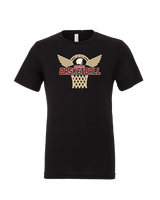 Somerset College Prep Basketball Hoop - Mens Tri Blend Shirt