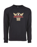 Somerset College Prep Basketball Hoop - Crewneck Sweatshirt