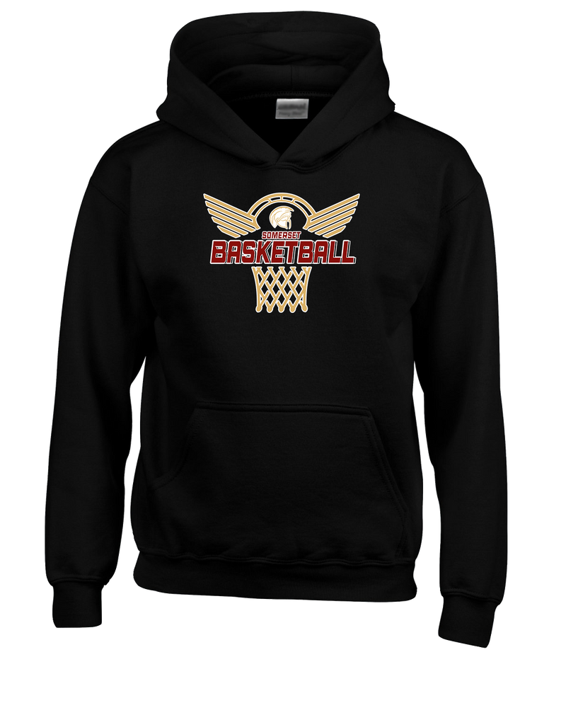 Somerset College Prep Basketball Hoop - Cotton Hoodie