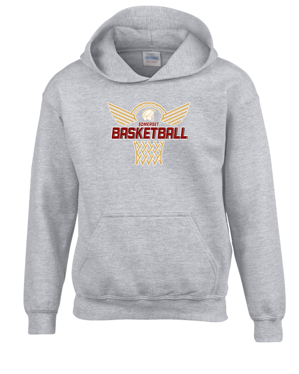 Somerset College Prep Basketball Hoop - Cotton Hoodie