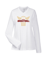 Somerset College Prep Basketball Hoop - Womens Performance Long Sleeve