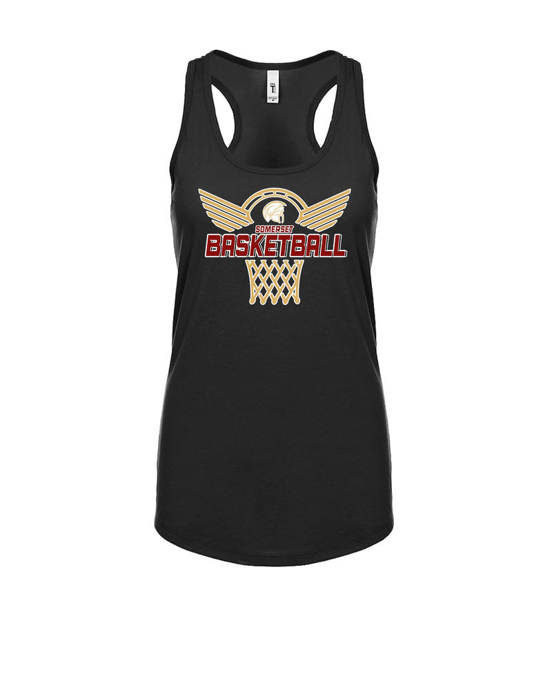 Somerset College Prep Basketball Hoop - Womens Tank Top