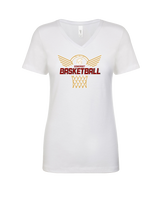 Somerset College Prep Basketball Hoop - Womens V-Neck