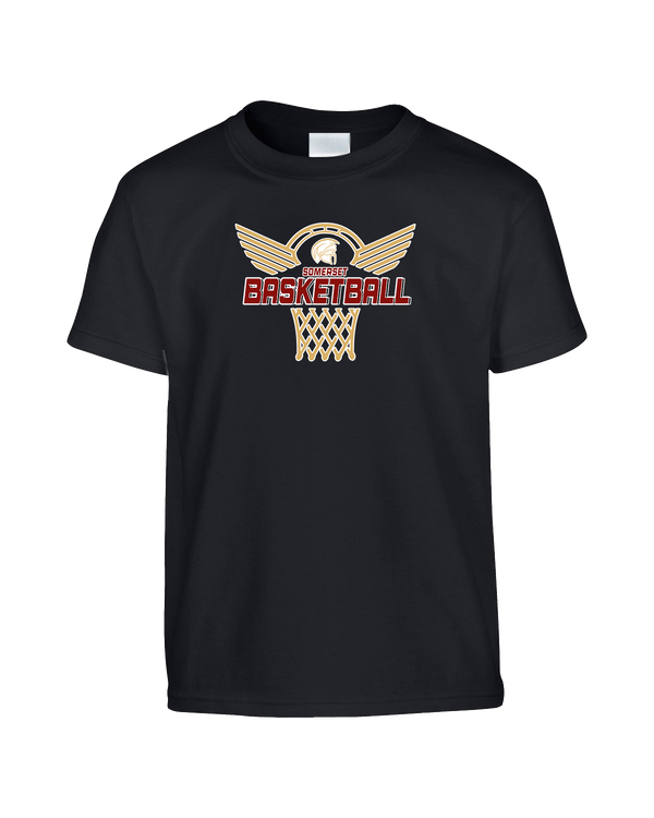 Somerset College Prep Basketball Hoop - Youth T-Shirt