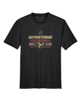 Somerset College Prep Volleyball Leave It On The Court - Youth Performance T-Shirt