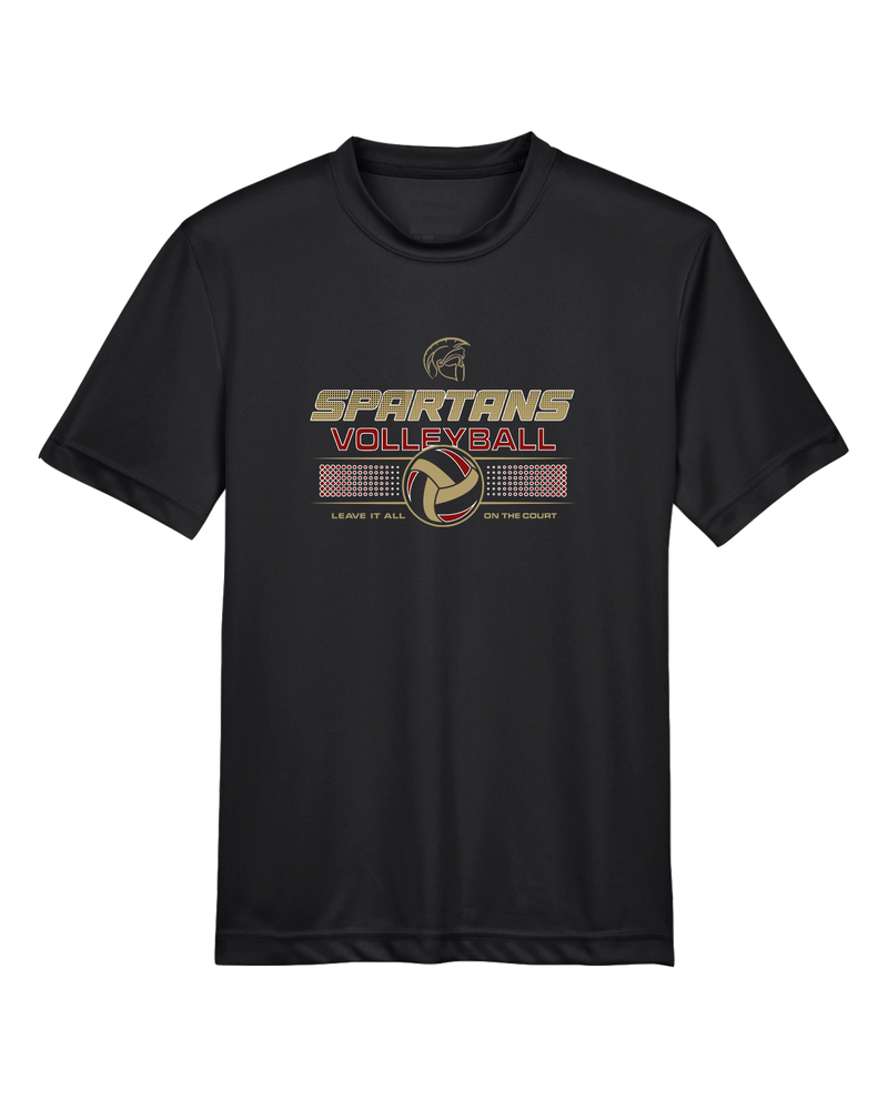 Somerset College Prep Volleyball Leave It On The Court - Youth Performance T-Shirt