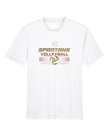 Somerset College Prep Volleyball Leave It On The Court - Youth Performance T-Shirt