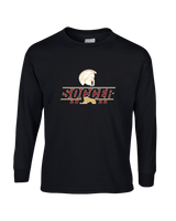 Somerset College Prep Soccer Lines - Mens Basic Cotton Long Sleeve