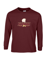 Somerset College Prep Soccer Lines - Mens Basic Cotton Long Sleeve