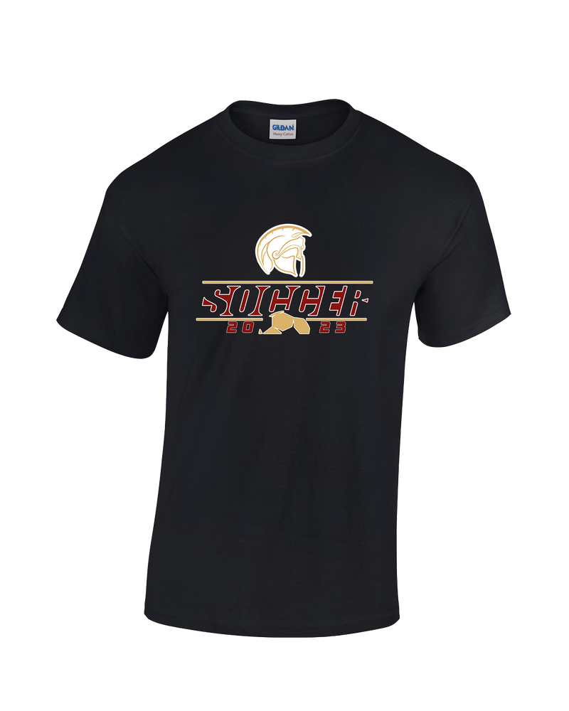 Somerset College Prep Soccer Lines - Cotton T-Shirt