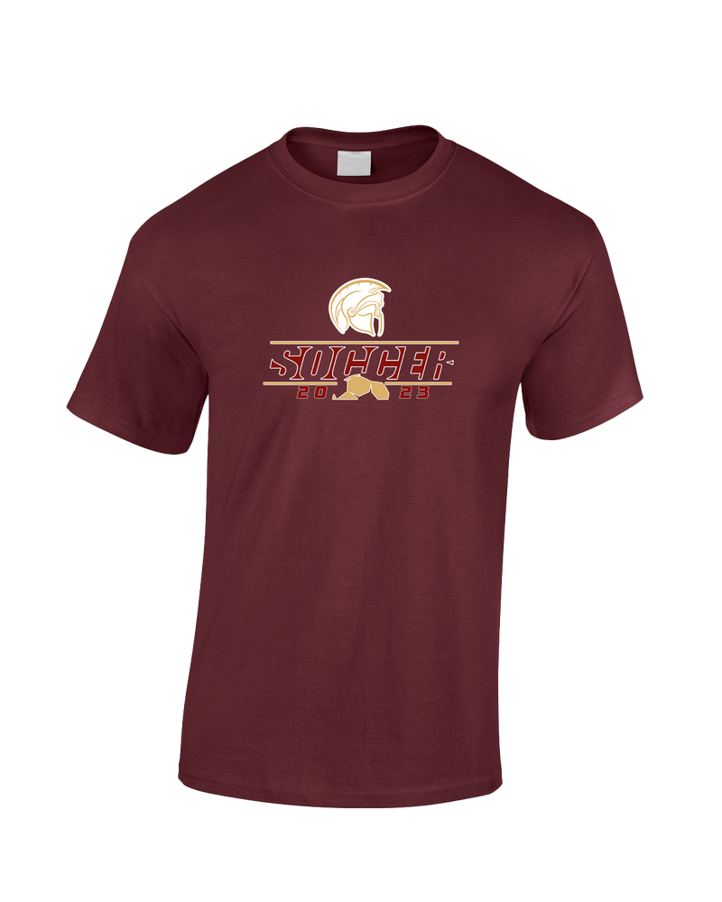 Somerset College Prep Soccer Lines - Cotton T-Shirt