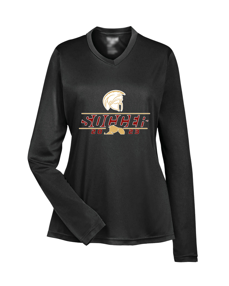 Somerset College Prep Soccer Lines - Womens Performance Long Sleeve