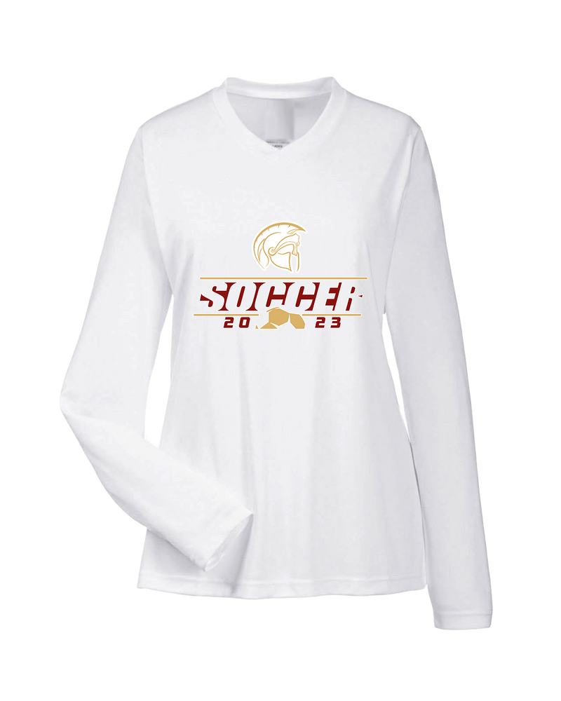 Somerset College Prep Soccer Lines - Womens Performance Long Sleeve