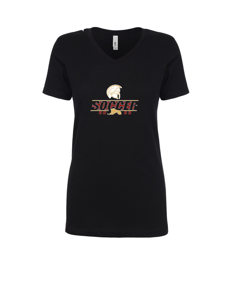 Somerset College Prep Soccer Lines - Womens V-Neck