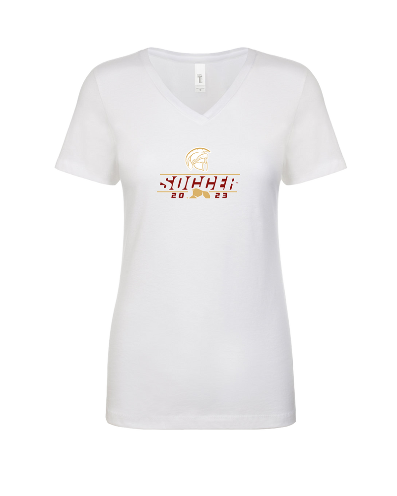 Somerset College Prep Soccer Lines - Womens V-Neck