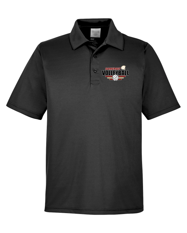 Somerset College Prep Volleyball Logo - Men's Polo