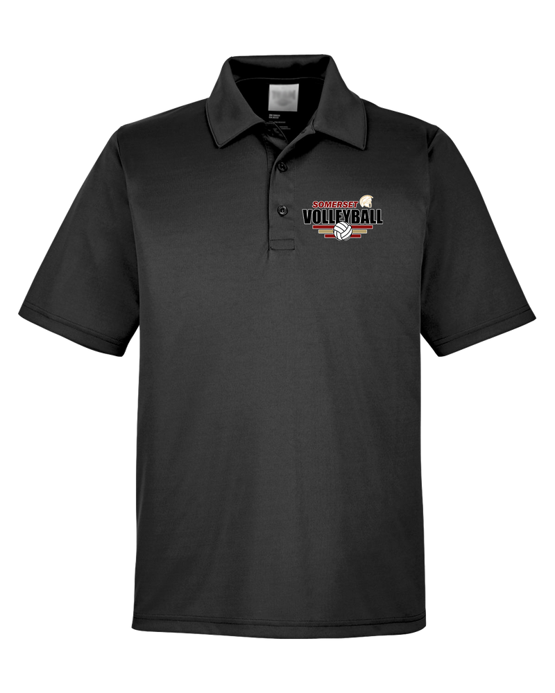 Somerset College Prep Volleyball Logo - Men's Polo