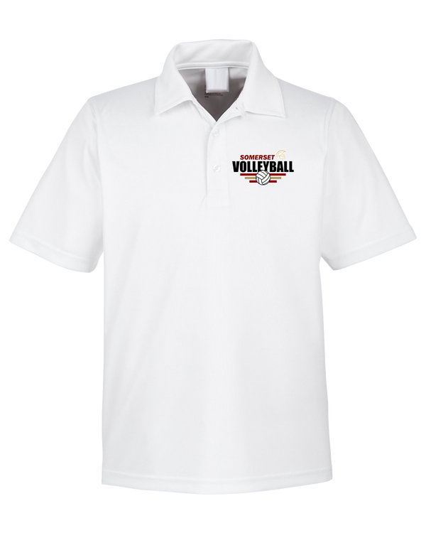 Somerset College Prep Volleyball Logo - Men's Polo