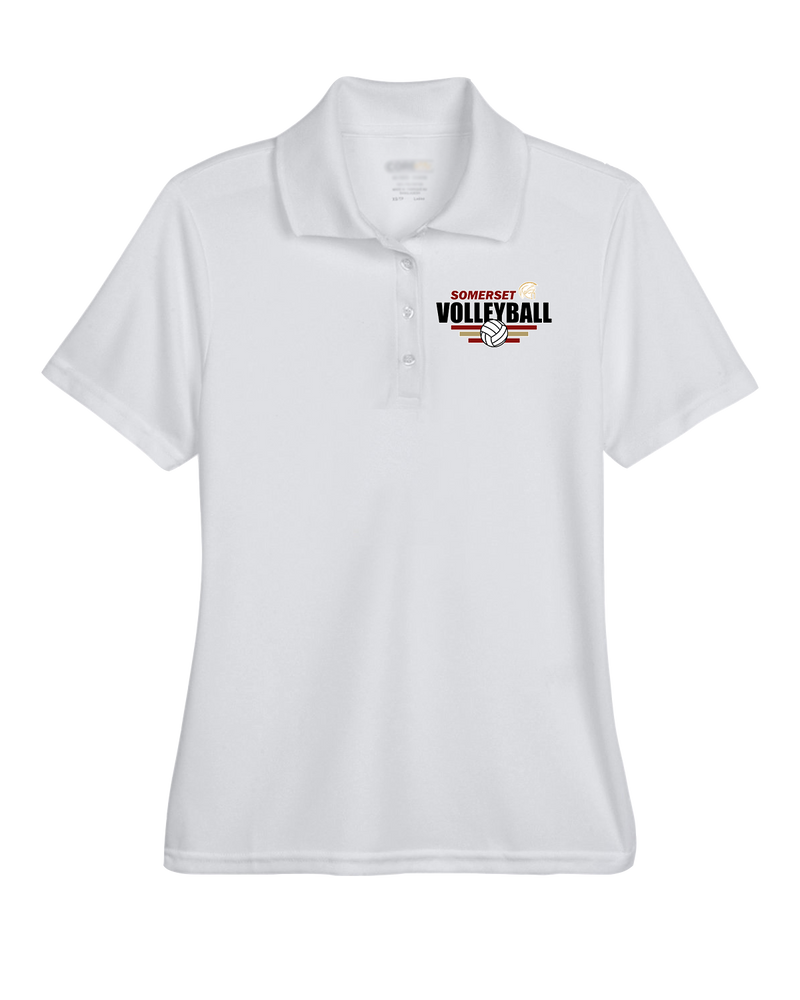 Somerset College Prep Volleyball Logo - Womens Polo